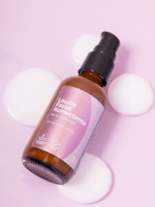 Loción facial humectante